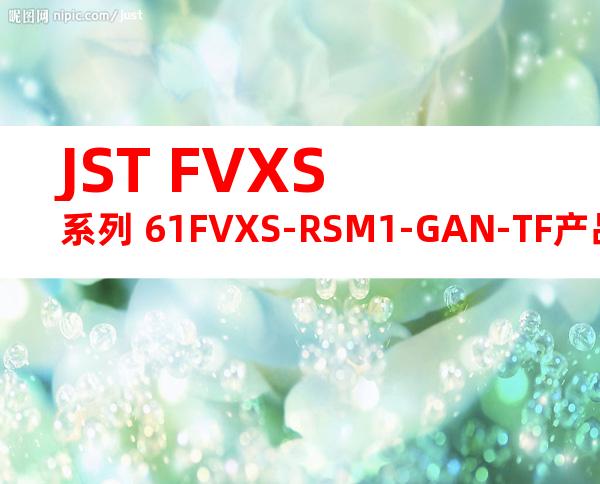 JST FVXS系列 61FVXS-RSM1-GAN-TF产品规格书